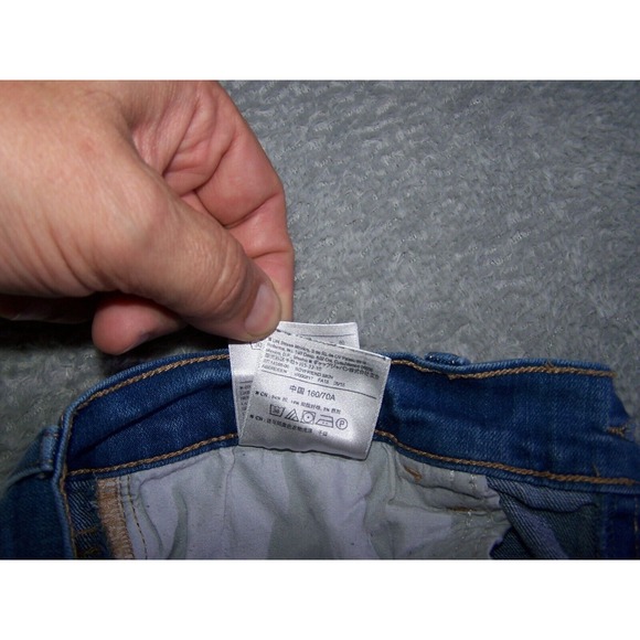 Old Navy Jeans Women's Size 6 30X28 Regular Dark Wash Boyfriend Skinny - Picture 10 of 13